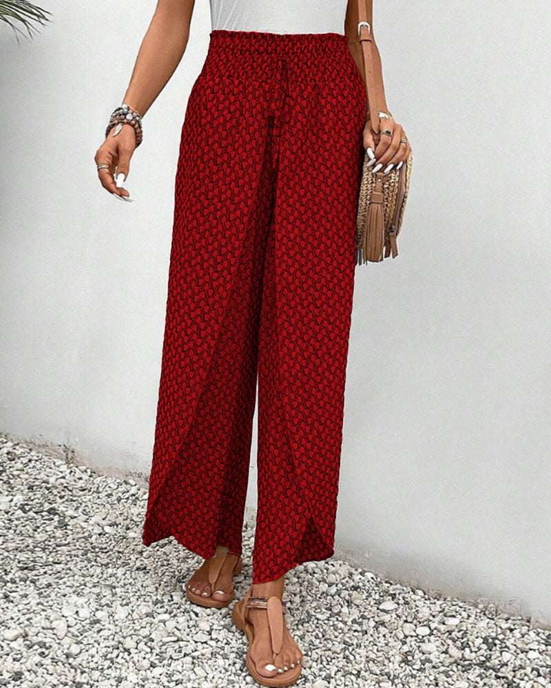 Sapphira | Geometrik Desenli Kadın Pantolonu
