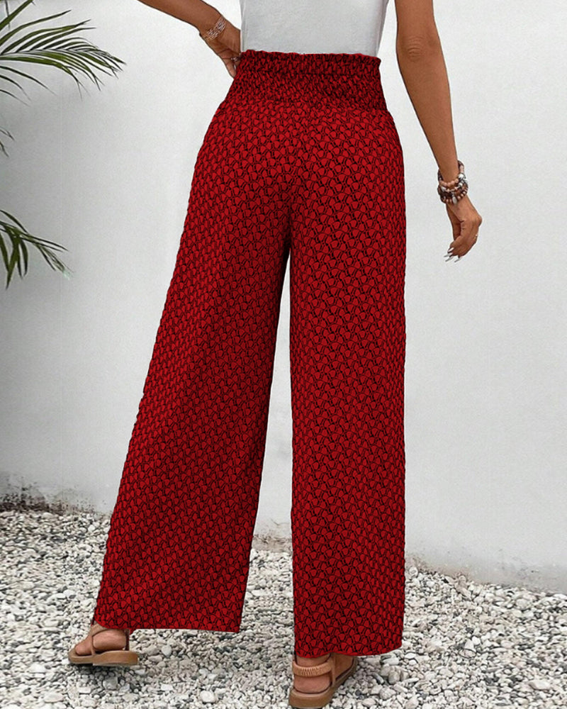 Sapphira | Geometrik Desenli Kadın Pantolonu