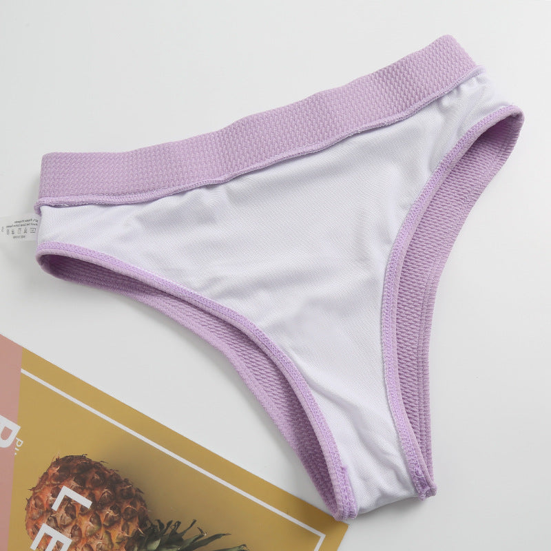 Düz V-Kesim Askısız Tankini