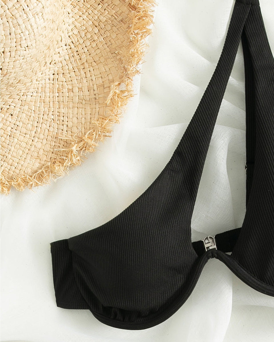 Tek Omuzlu Yarık Bikini
