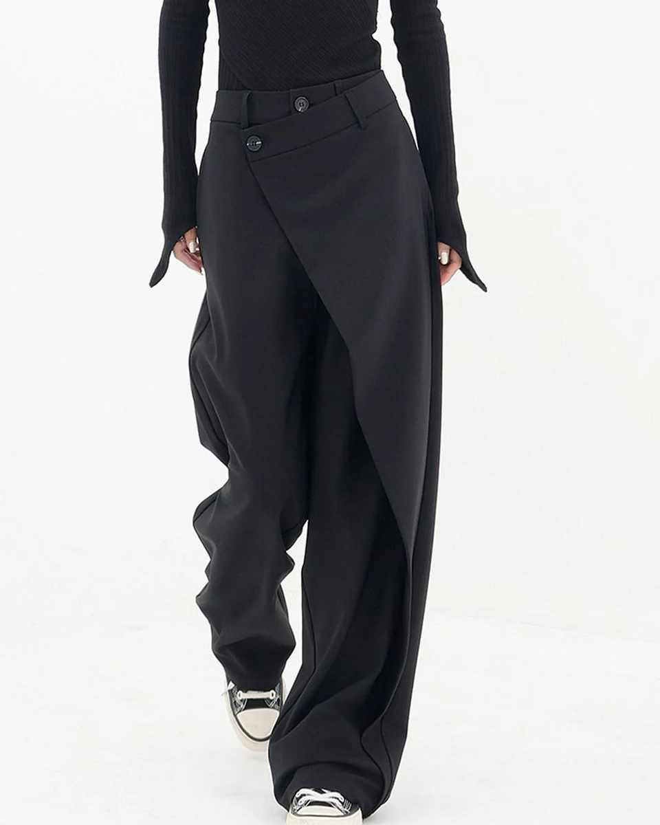 Anna | Asimetrik Baggy Pantolon