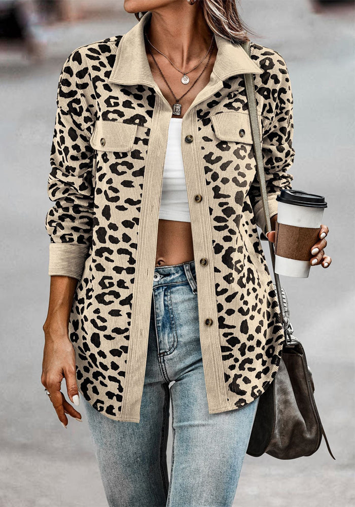 Maddy - Leopar Desenli Ceket