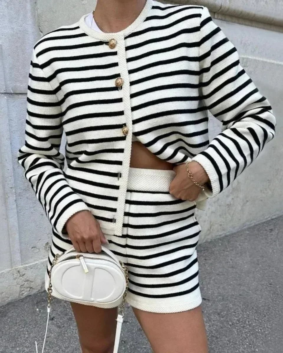 Marinastreifen Örgü Seti | 2 Parça Set