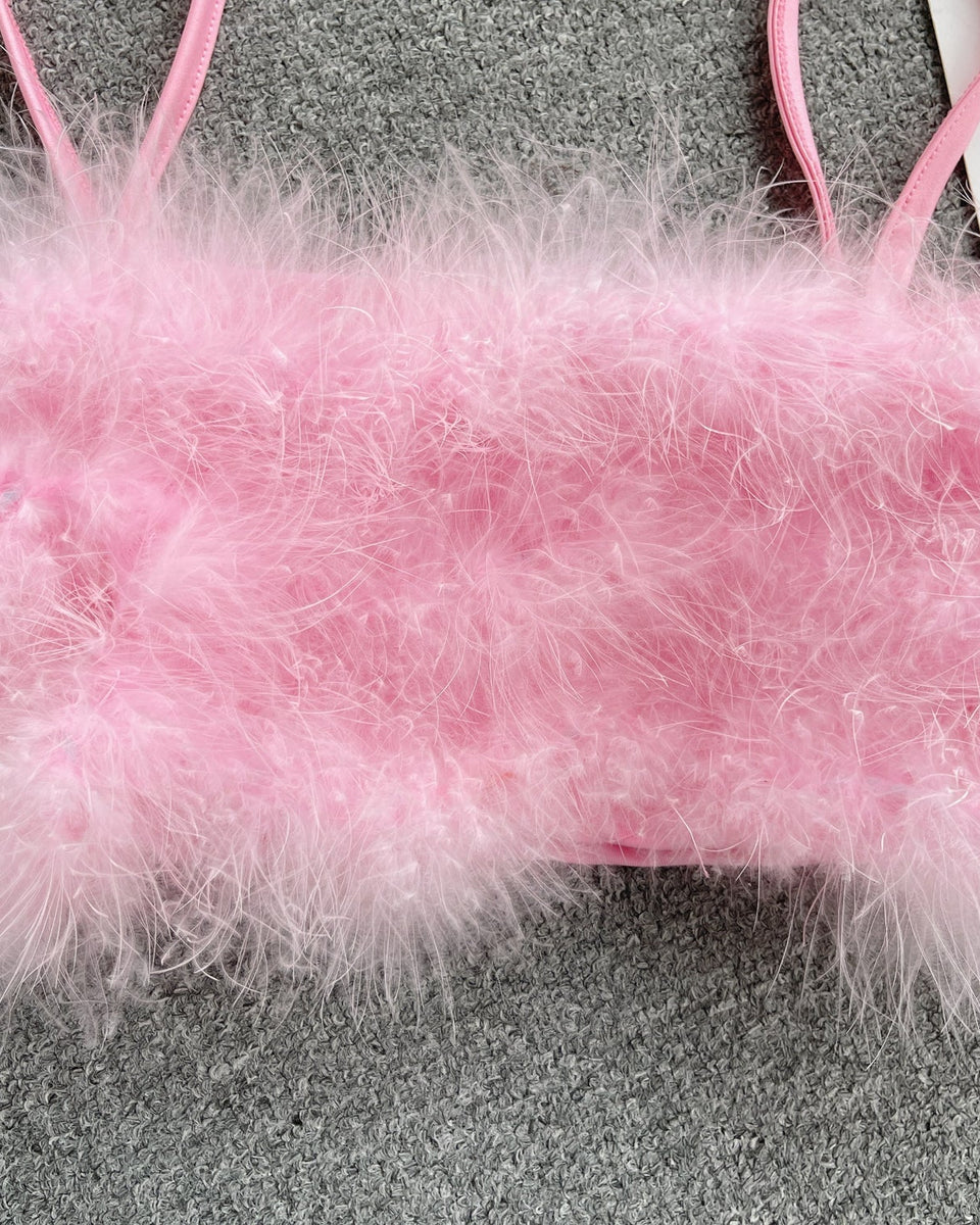 Puffy Crop Şık Bluz