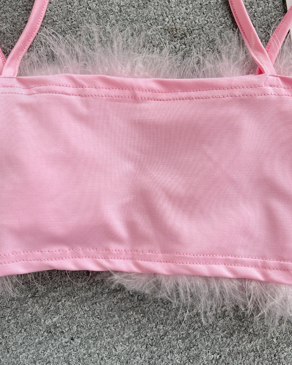 Puffy Crop Şık Bluz