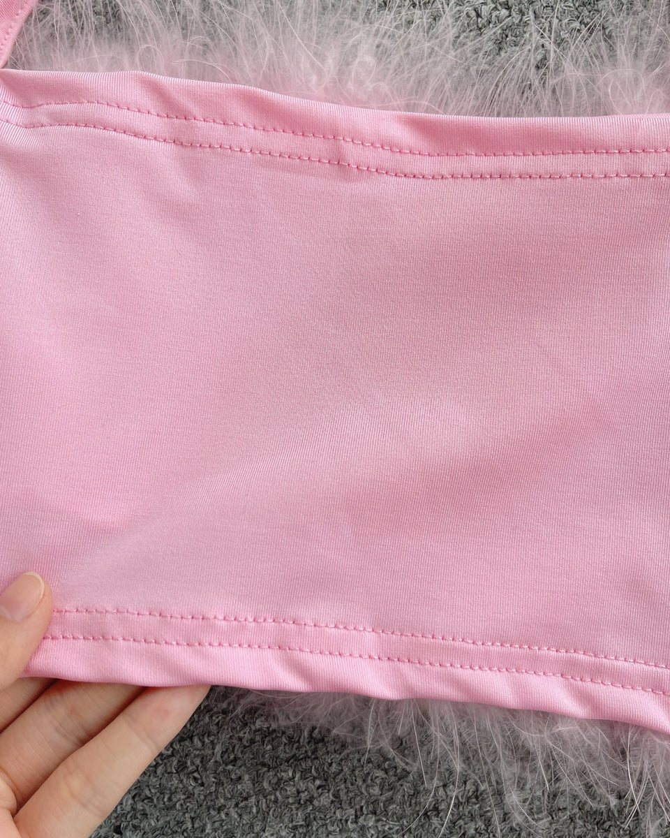 Puffy Crop Şık Bluz