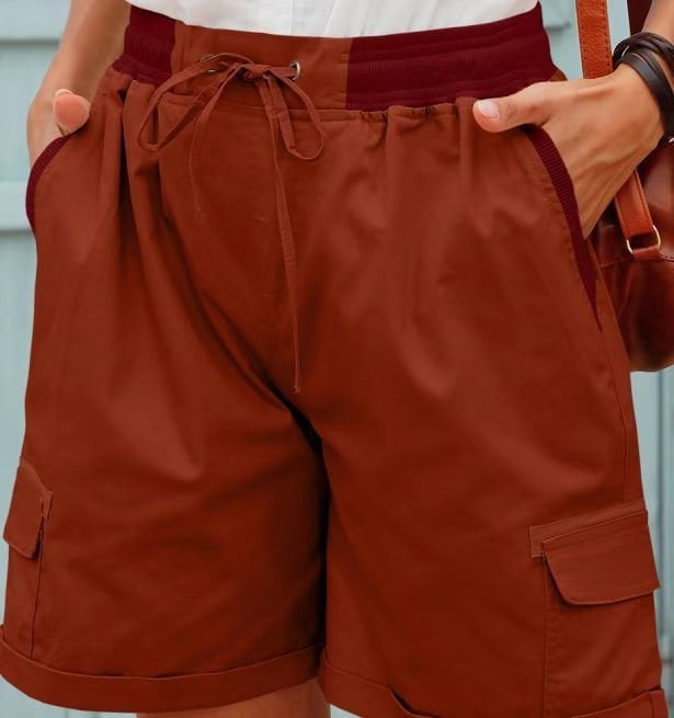 Victoria Yüksek Bel Rahat Short