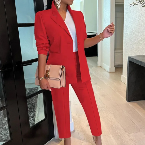 Celeste | Şık Blazer-Pantolon Takımı