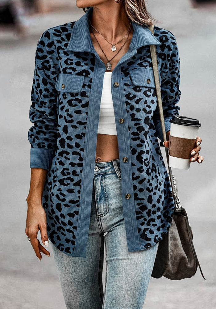 Maddy - Leopar Desenli Ceket