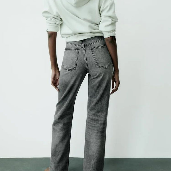 Blytthe - Rahat Denim Pantolon - Düz Kesim