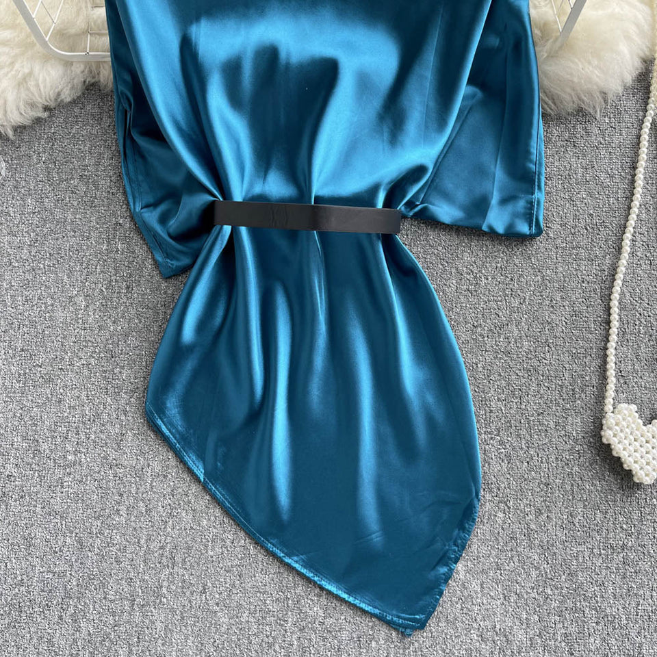 Chic Saten Bluz