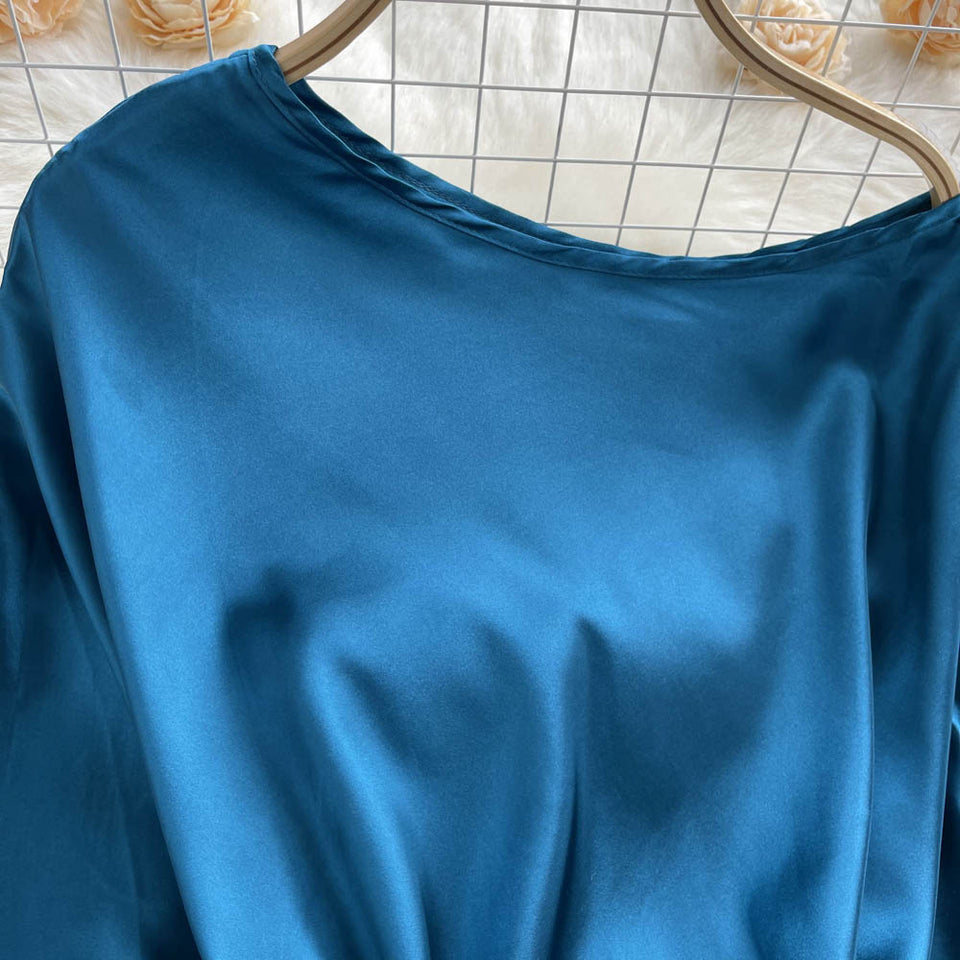Chic Saten Bluz