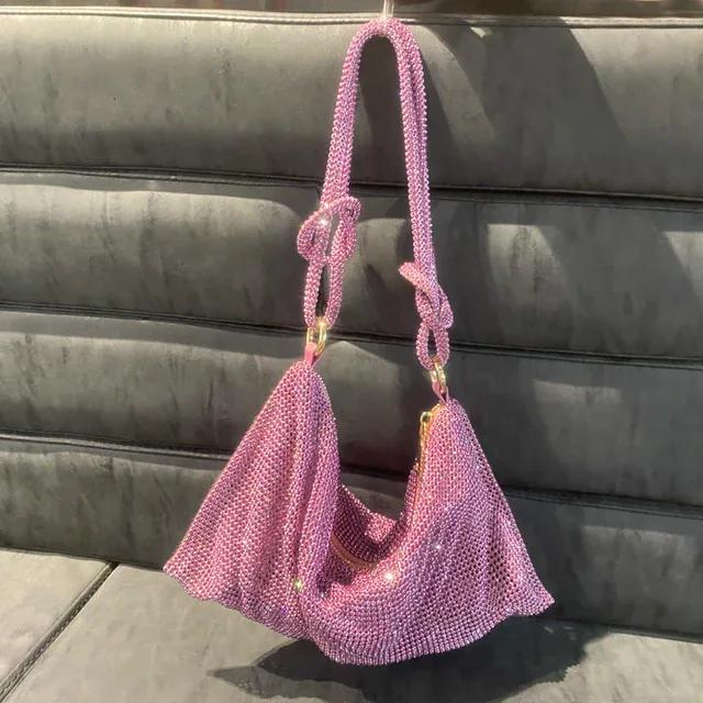 Parlak Strass Taşlı Akşam Çantası