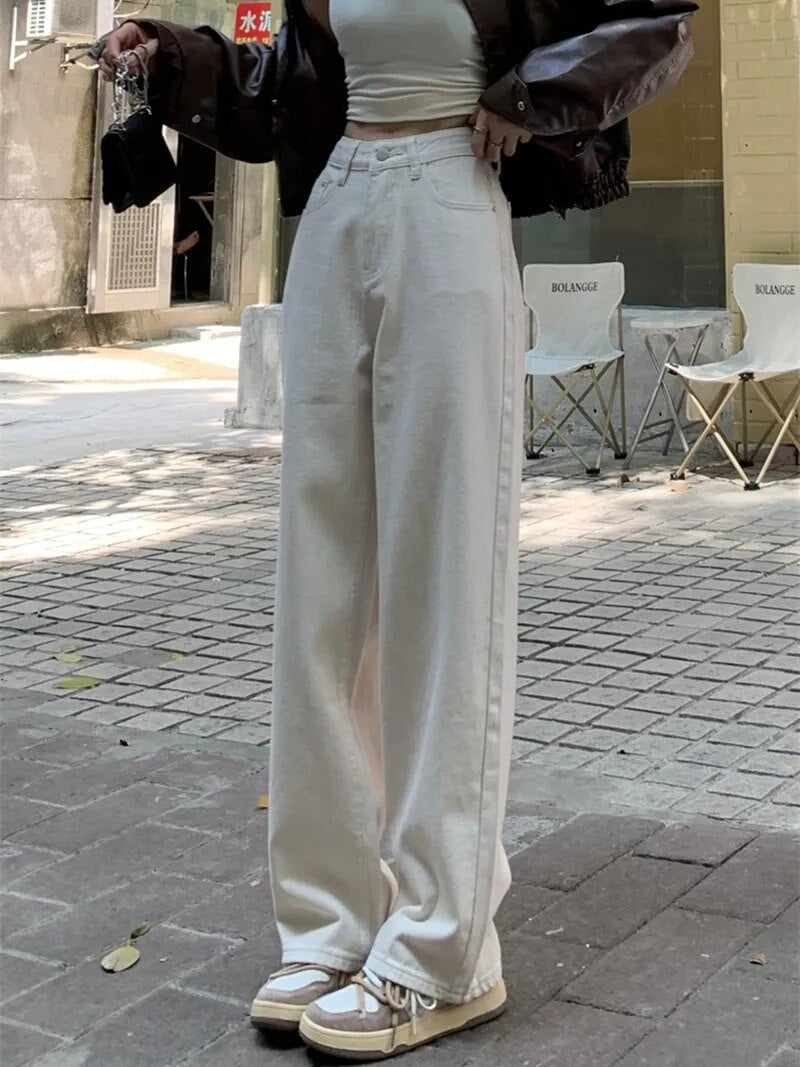 Ellen – Modern, bol paça yüksek bel pantolon