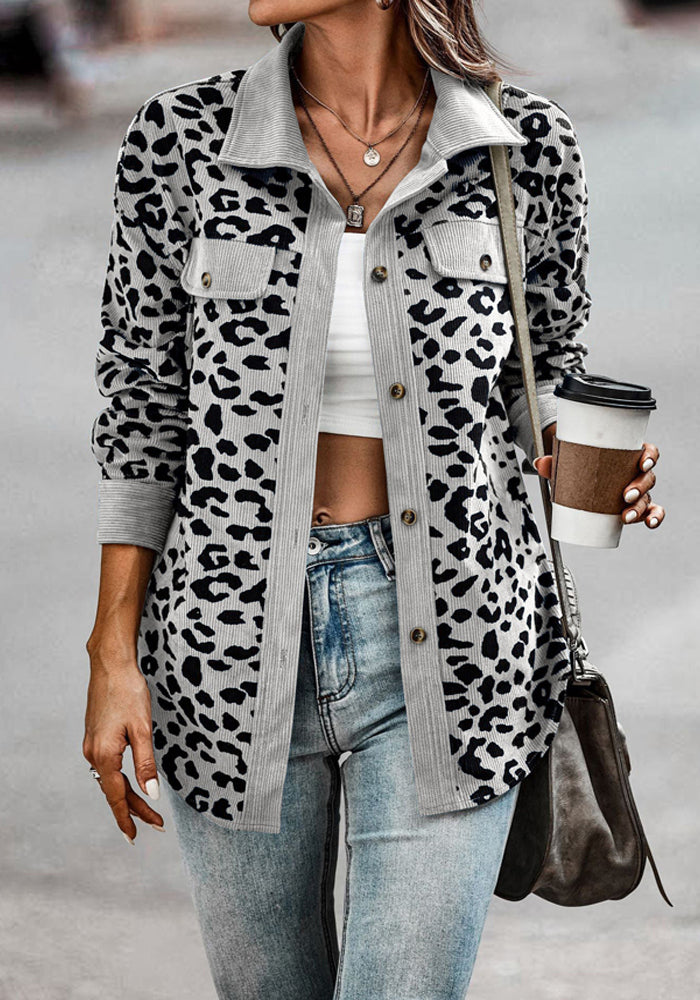 Maddy - Leopar Desenli Ceket