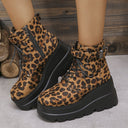  Brown Leopard Printed