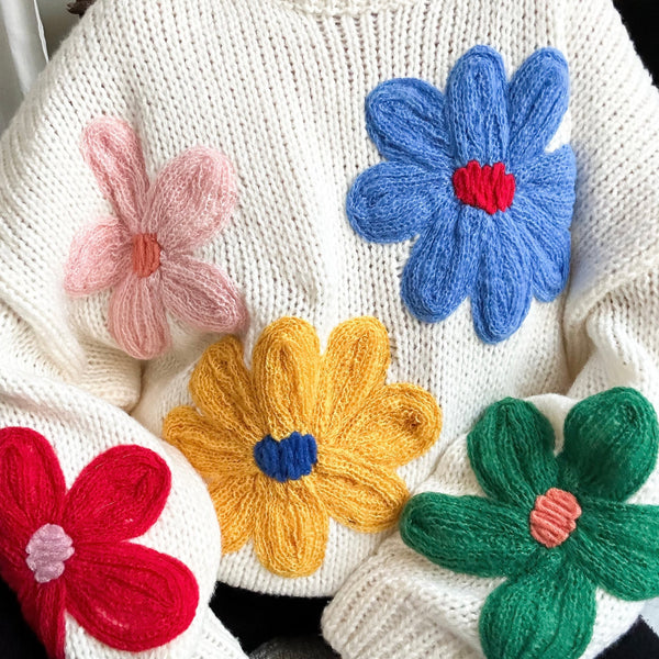 Mia™ Pullover Margerite yumuşak yün