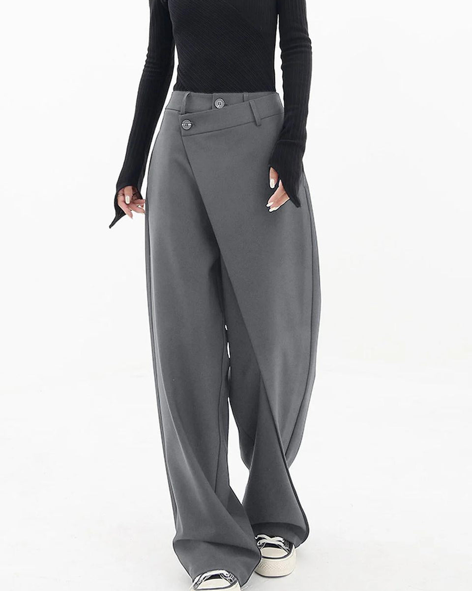 Anna | Asimetrik Baggy Pantolon
