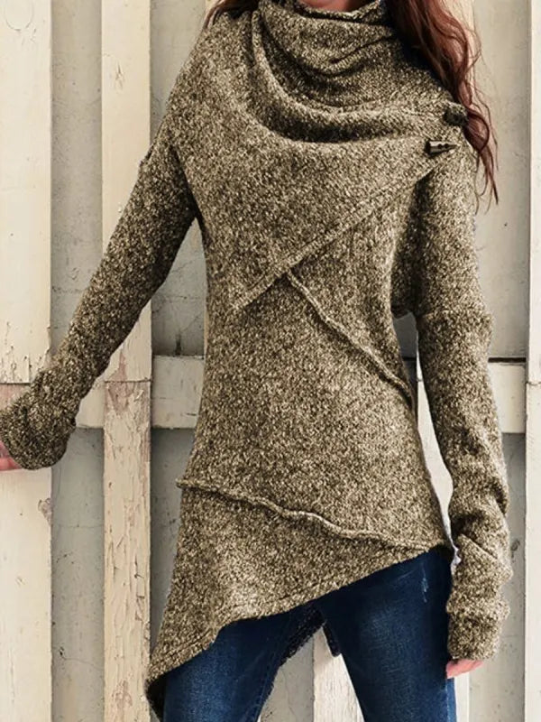 ALINES - Kış için Sıcak Uzun Kollu Sweatshirt