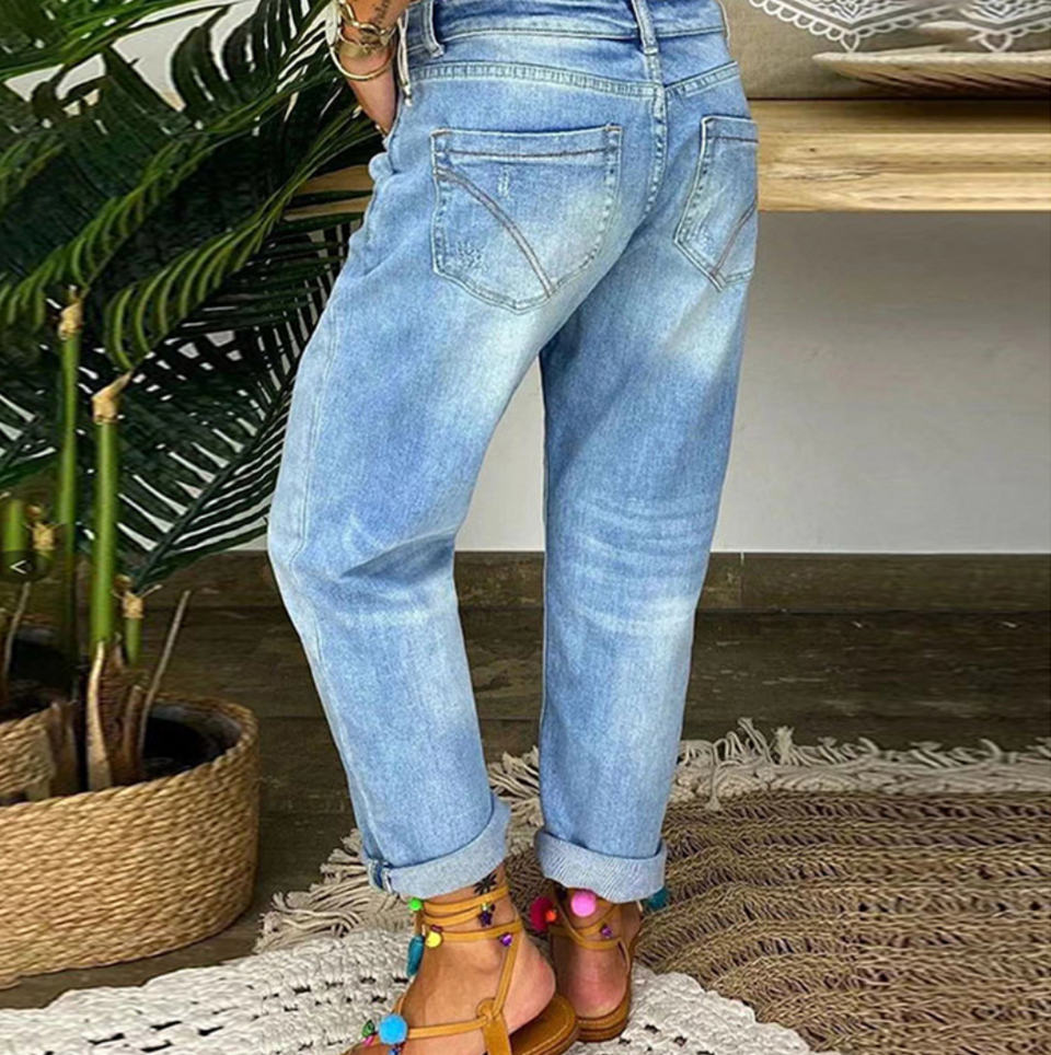 Dorthe – Yaz için yüksek kaliteli hafif Jeanler
