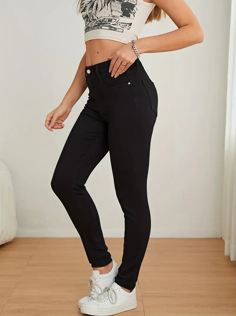 Leona - Yüksek Kalite İşçilikle Üretilmiş Skinny Jeanler