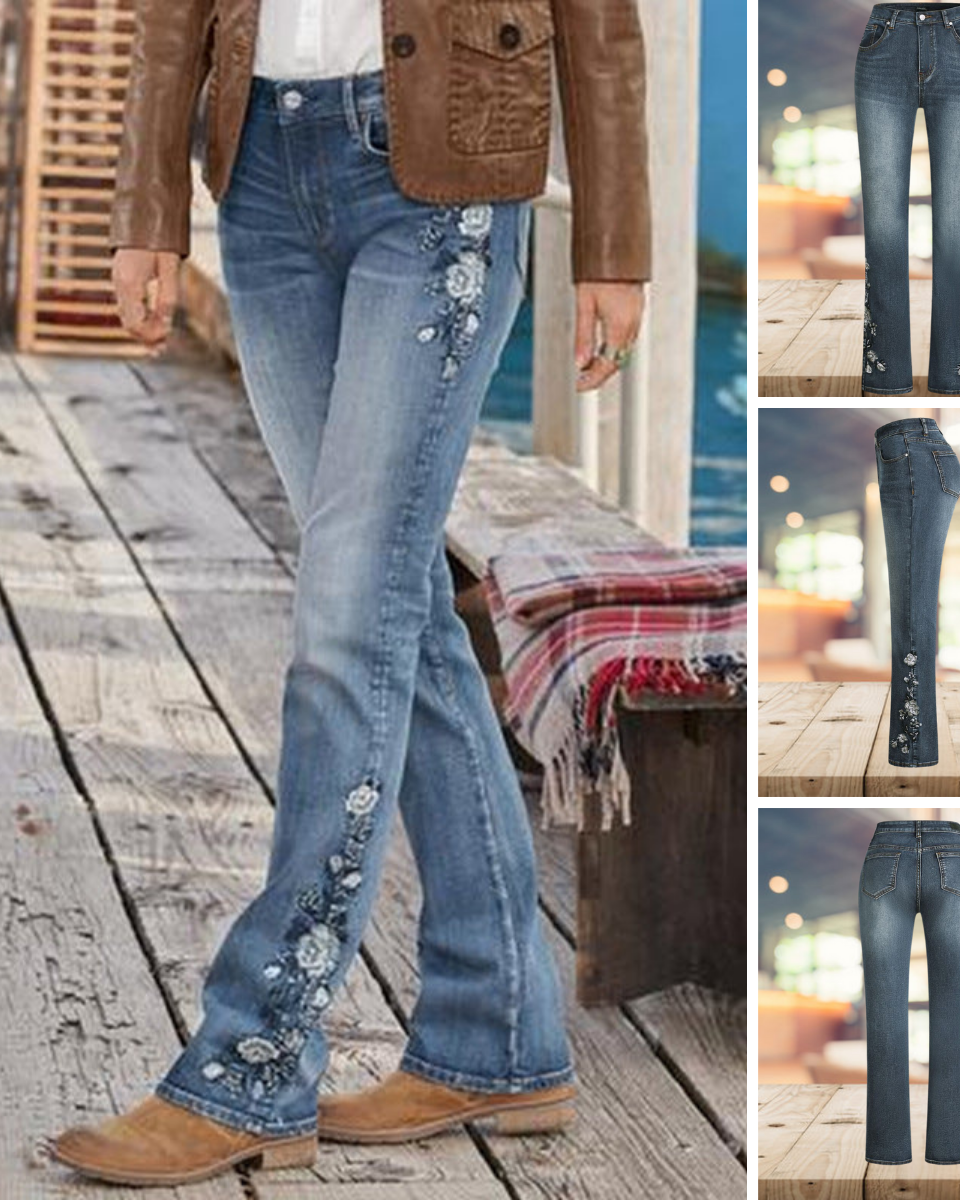 Theodora - Modern Denim Pantolon
