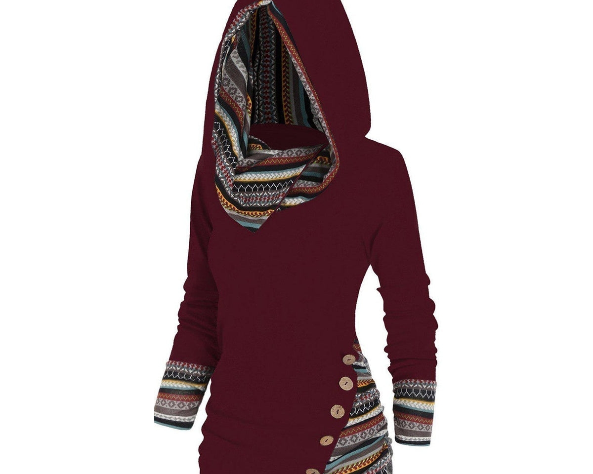 Saymera | Rahat Tribal Kapüşonlu Sweatshirt