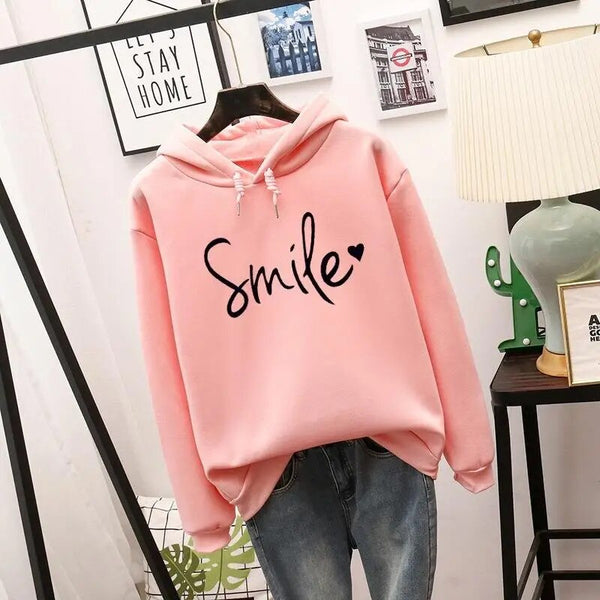 Rosemary - Aşk Gülümsemesi Kapüşonlu Sweatshirt
