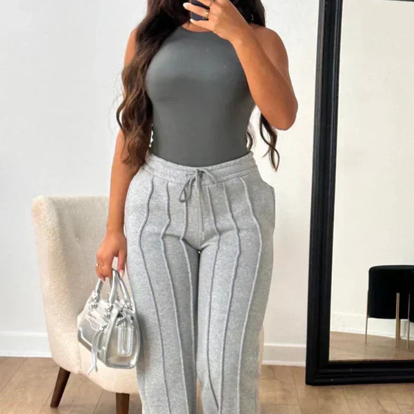 Selmana | Kadın Çizgili Jogger
