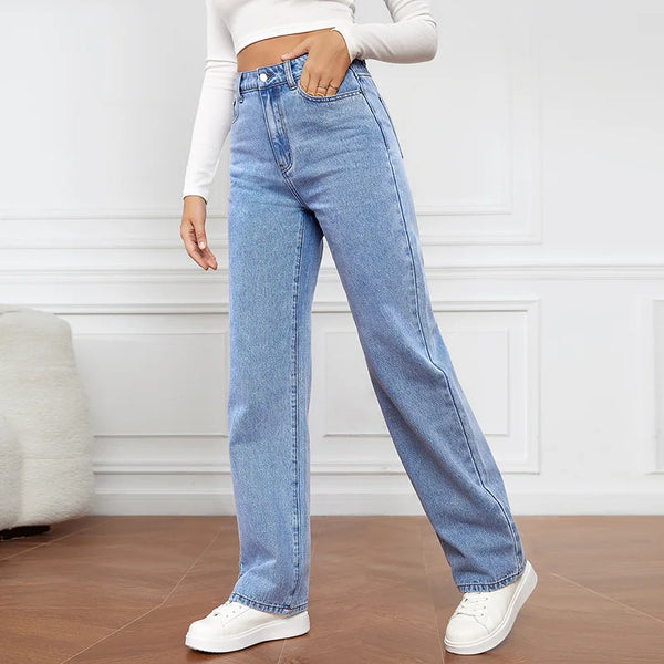 CLAIRE | Yüksek Bel Vintage Kot Pantolon