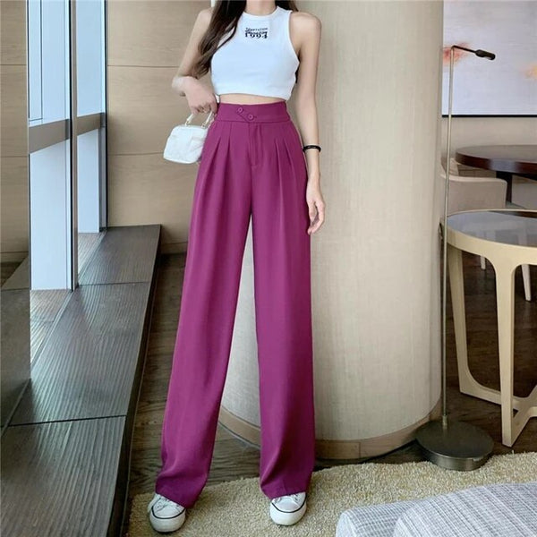 Rosa - Modern Kemerli Pantolon