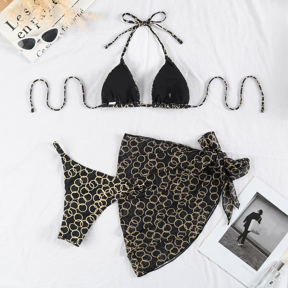 Çok Renkli Baskılı Seksiy Bikini