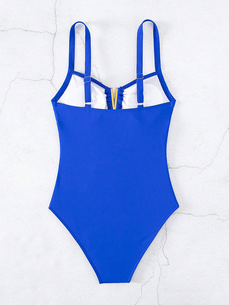 Ten rengi tek parça premium bikini mayo