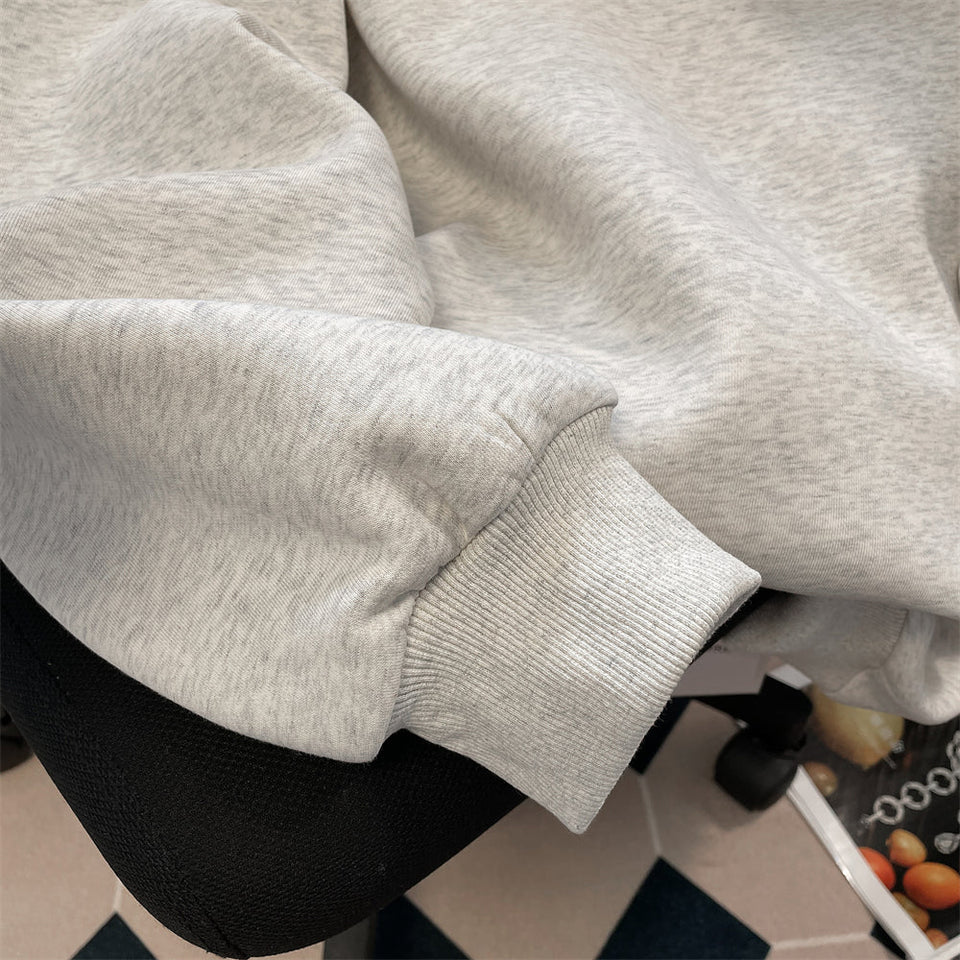 Kedi Baskılı Termal Kapüşonlu Sweatshirt