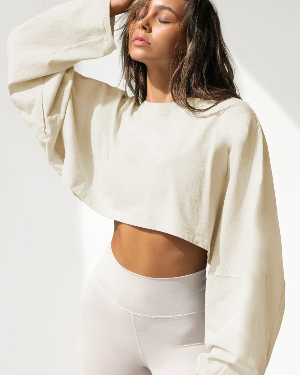 Wenia Crop Oversiz Sweatshirt