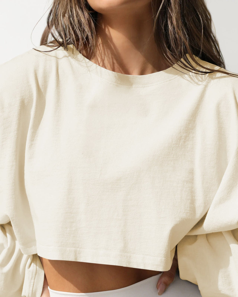Wenia Crop Oversiz Sweatshirt