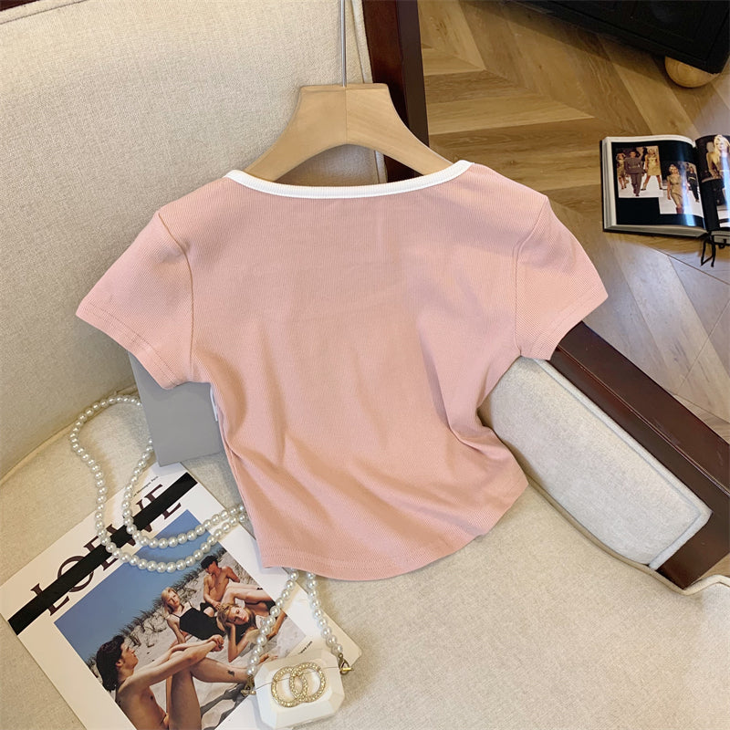 Sweet Kalp Desenli T-shirt