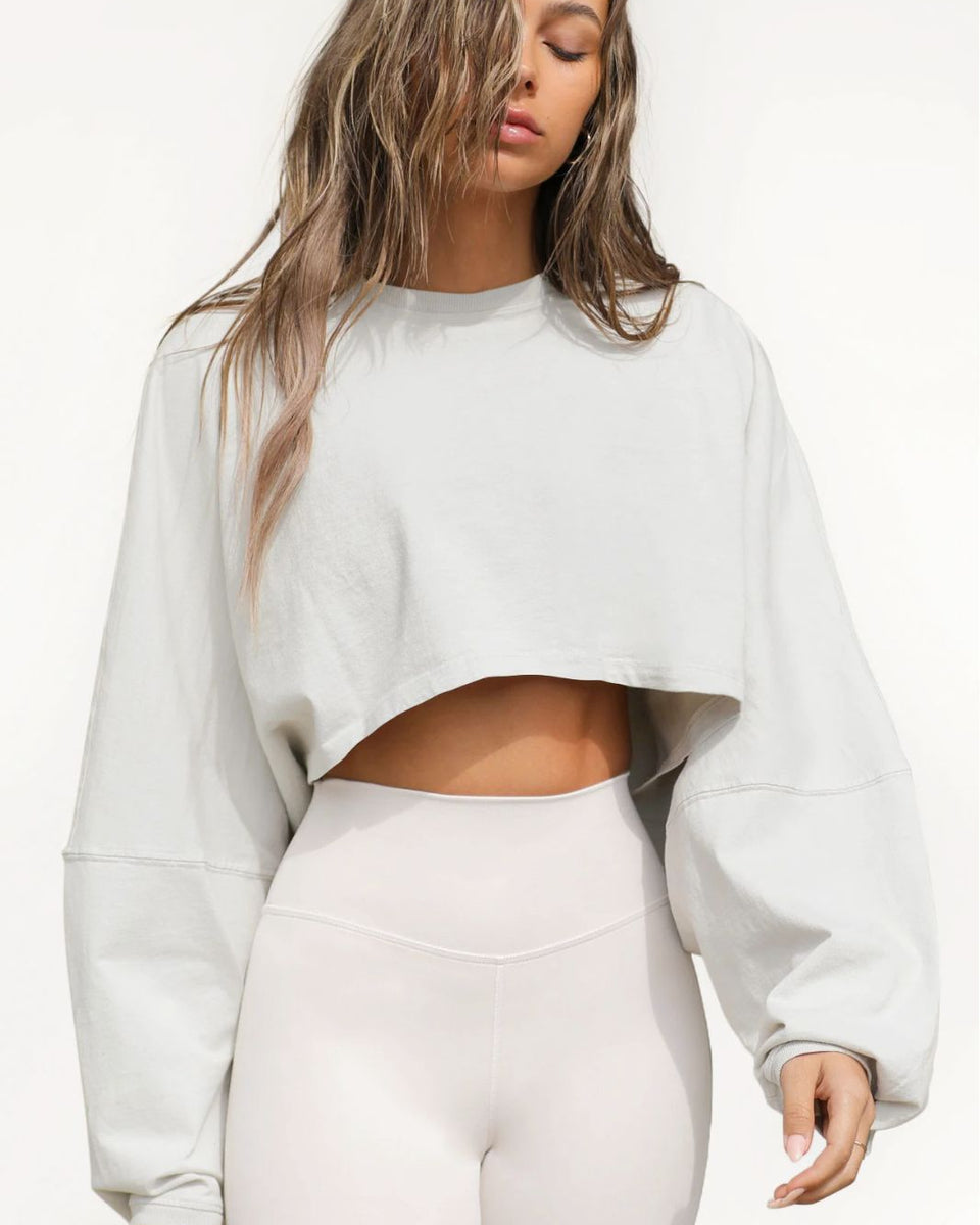 Wenia Crop Oversiz Sweatshirt