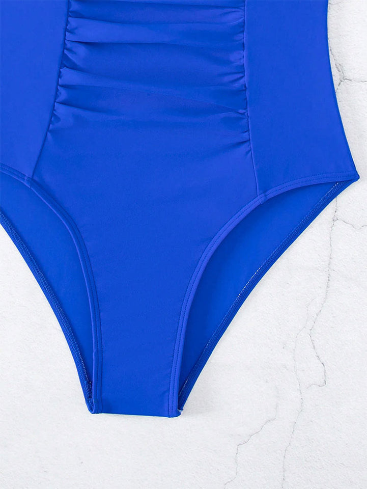 Ten rengi tek parça premium bikini mayo