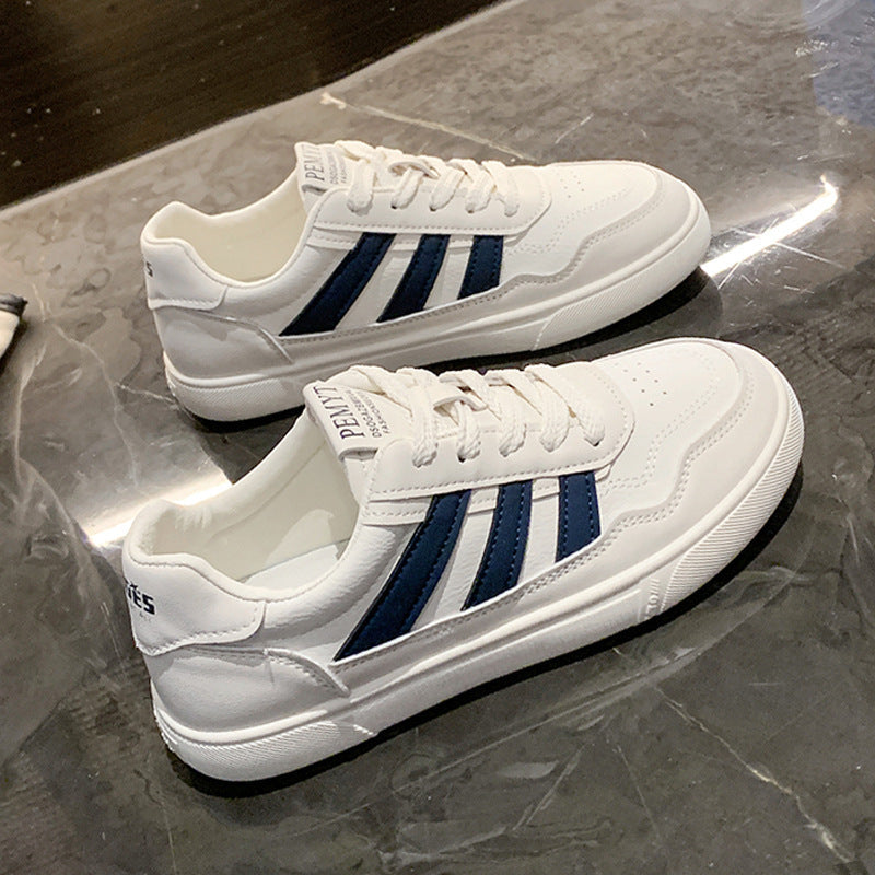 Kadınların Beyaz Yaz Düz Şık İnce Trend Sneaker'ları