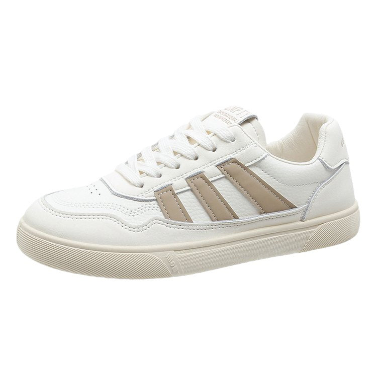 Kadınların Beyaz Yaz Düz Şık İnce Trend Sneaker'ları