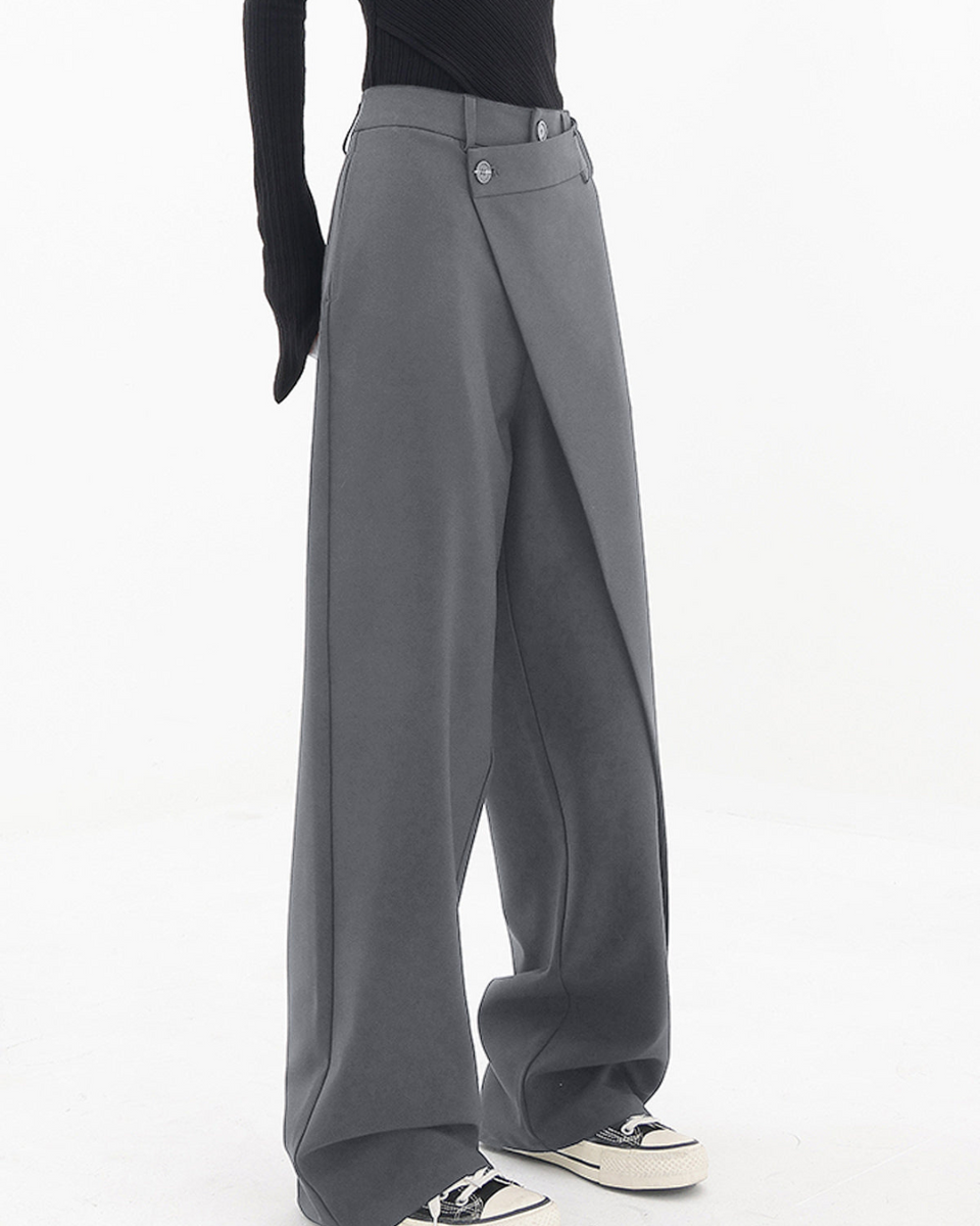 Anna | Asimetrik Baggy Pantolon
