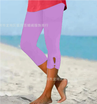 Verone | Kadın Basic Capris Pantolonlar