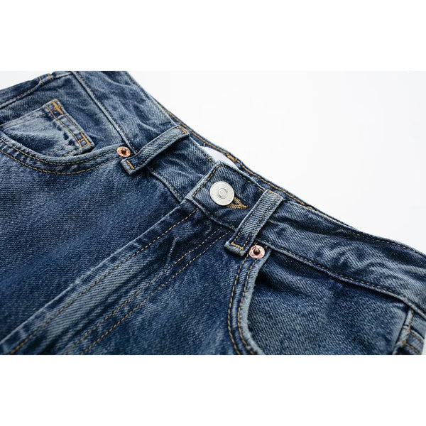 Blytthe - Rahat Denim Pantolon - Düz Kesim