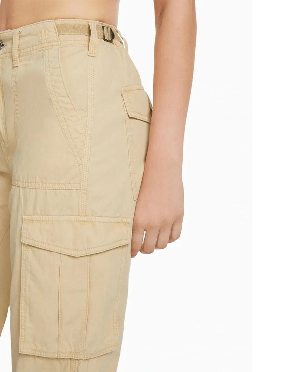 Janan | Kadın Düz Kesim Cargohose
