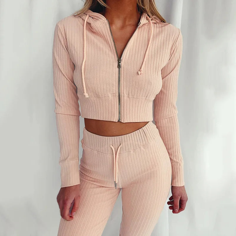 Zoe | Kadınlar için Modaya Uygun Slim-Fit Spor Seti