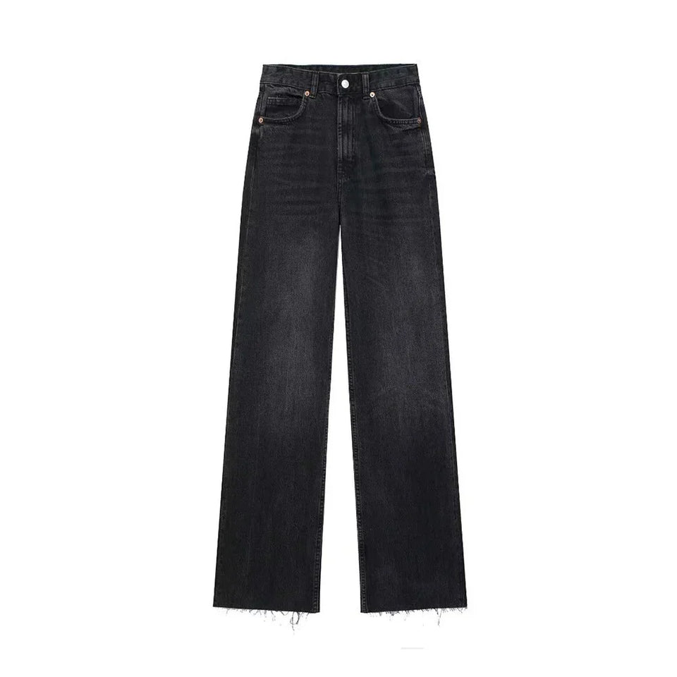 Blytthe - Rahat Denim Pantolon - Düz Kesim