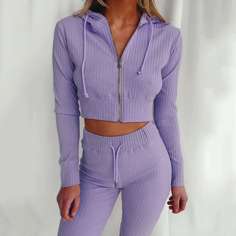 Zoe | Kadınlar için Modaya Uygun Slim-Fit Spor Seti