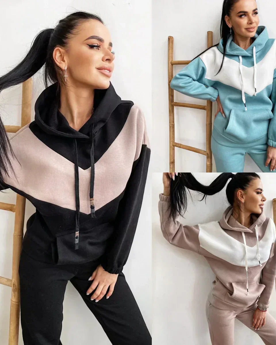 Jade | Kadın Hoodie-Jogging Seti – Sonbahar