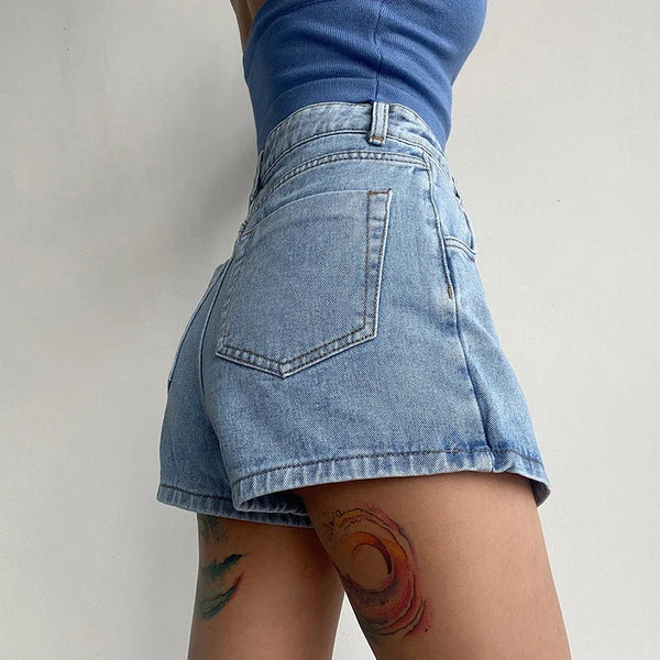 Olivia | Denim Mini-Etek